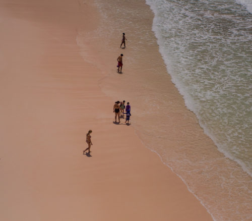 People on the Beach at Crane Resort