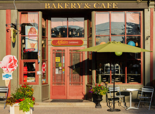 Entrance to Affairs Bakery