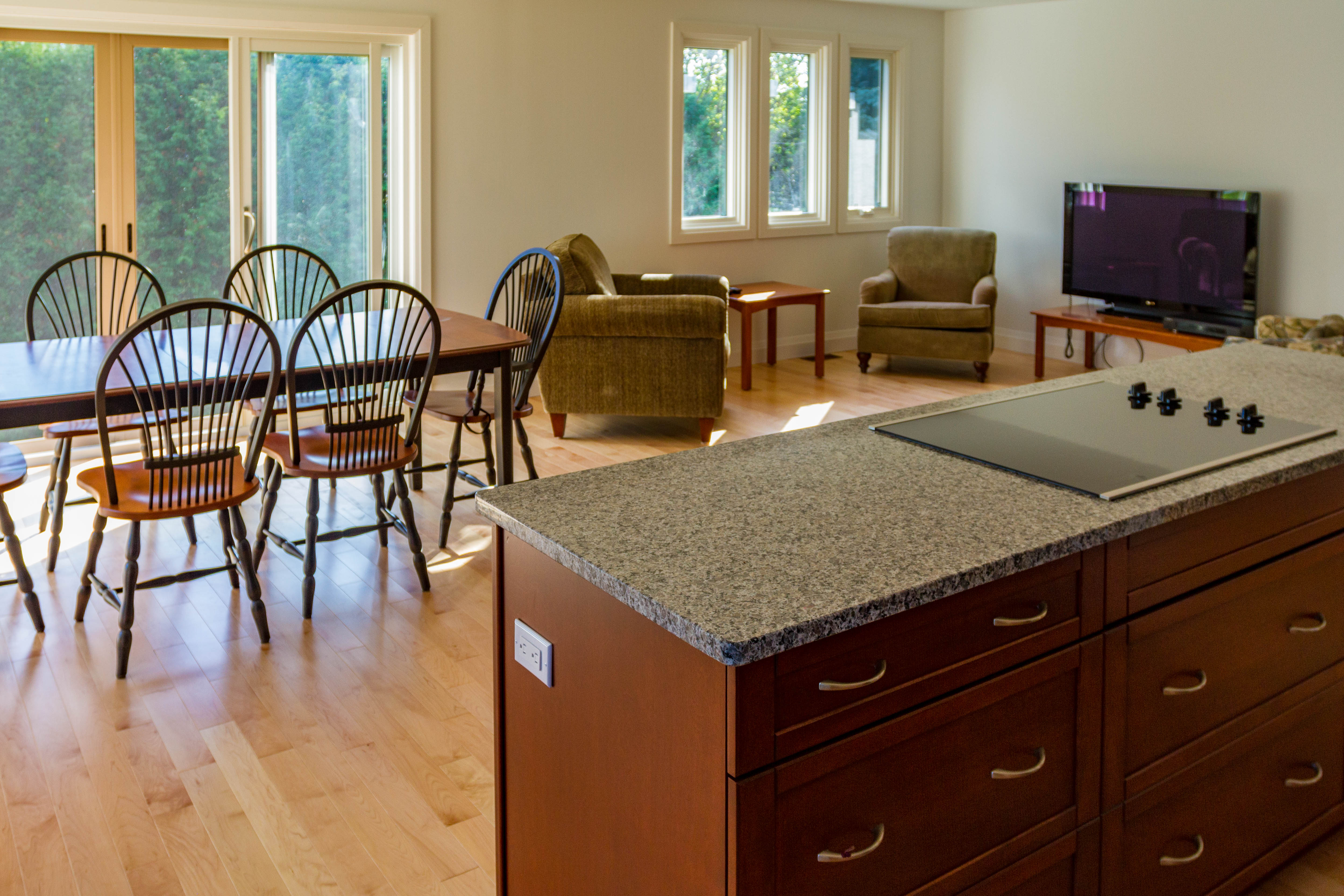 Open Concept Dinning and Living Room