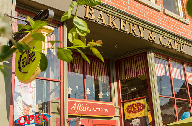 Affairs Bakery and Cafe Sign