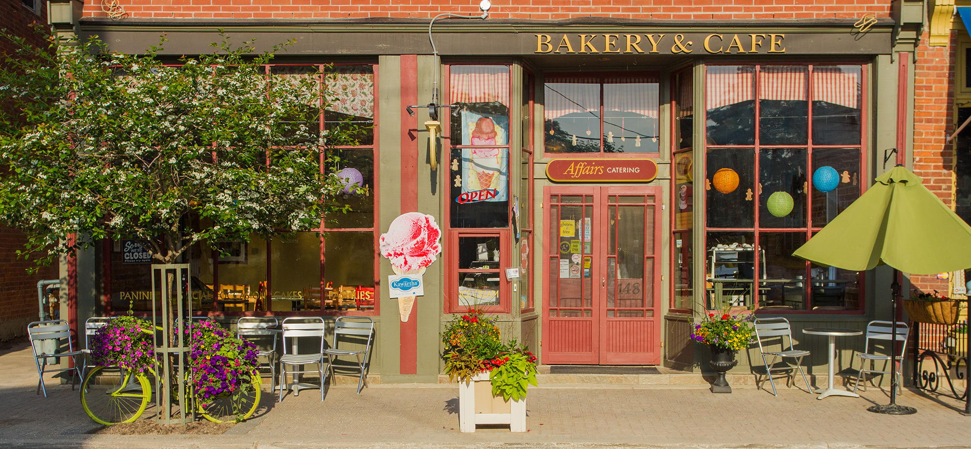 Front Entrance to Affairs Bakery and Cafe, Creemore